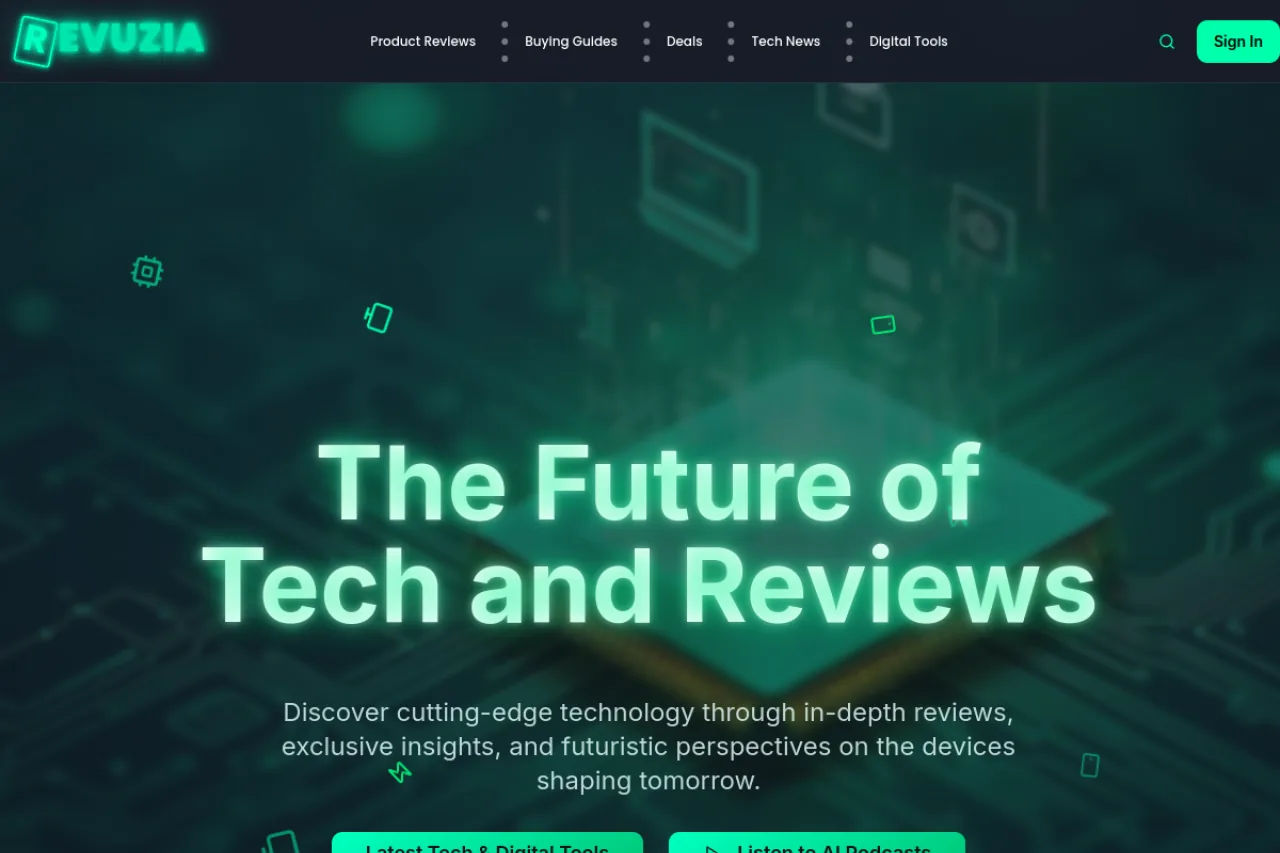 Revuzia — tech research platform